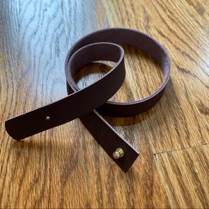 NWOT Gigi Pip chocolate leather band🤎